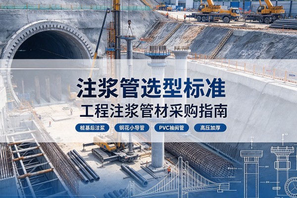 东湖注浆管选型标准