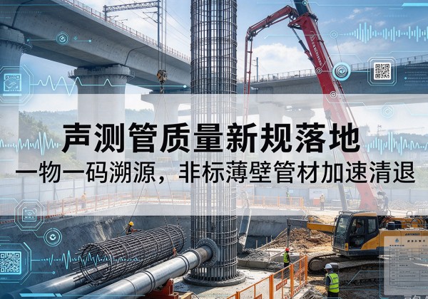 东湖声测管质量新规落地，一物一码溯源，非标薄壁管材加速清退