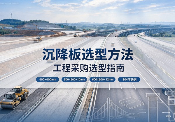 东湖沉降板选择方法