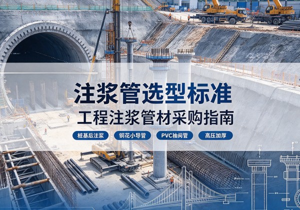 东湖注浆管选型标准